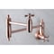 Kingston Brass KS310AXAC Restoration Wall Mount Pot Filler Kitchen Faucet, Copper KS310AXAC - alternate 7